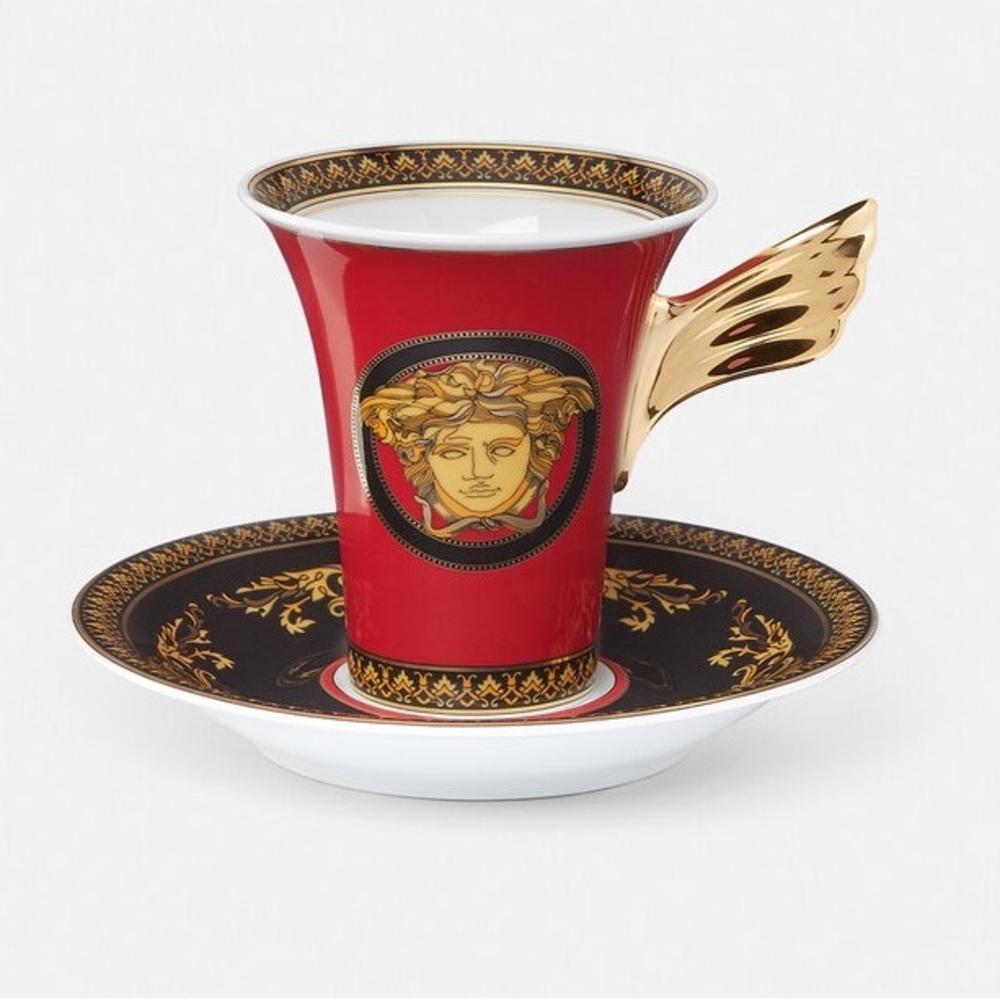 Versace Medusa Coffee Cup and Saucer